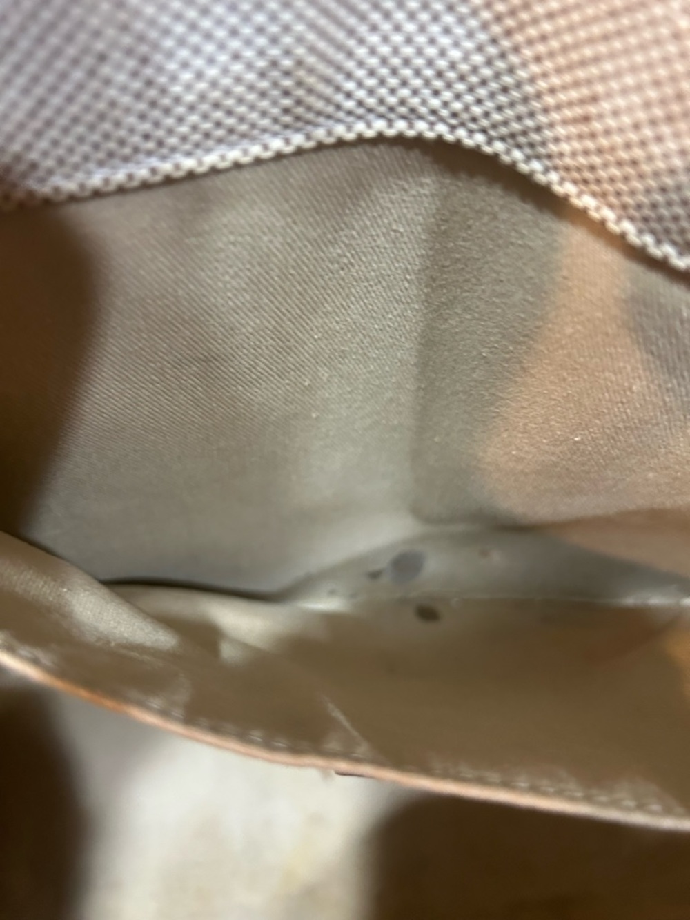 Large Chloe Canvas Tote Bag with Brown Trim - Picture 8 of 11